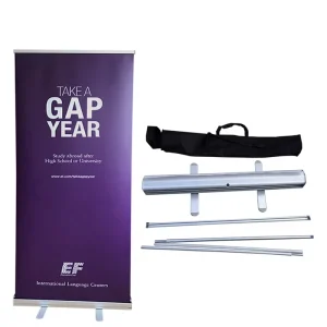 Aluminum Retractable Roll-Up Display Banner Stand