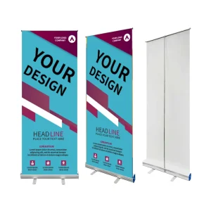 Aluminum Retractable Roll-Up Marketing Kakemono Advertising Banner Stand