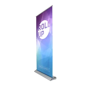 Aluminum Roll-Up Banner Display Stand, 85 x 200 cm