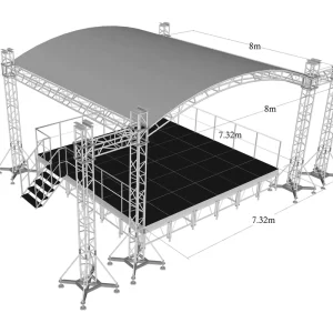 Aluminum Stage Frame Truss Stand for DJ Lighting