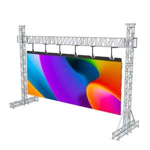 Aluminum Stage Truss Display with LED Screen Ground Stand and Lifting System for Events