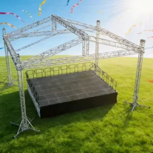 Aluminum Stage Truss Heavy-Duty Lighting Truss System for Events, Exhibitions, and Concerts Custom Size