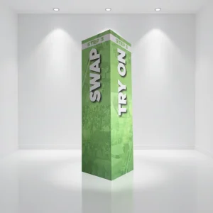 Aluminum Stand Portable Foldable Eco Friendly Lightweight for Stretch Trade Show Booth Exhibit Fabric Tension Backdrop