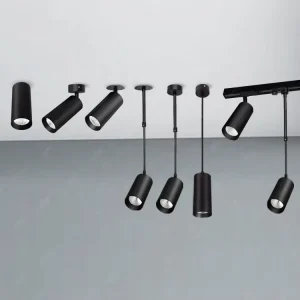 Aluminum Suspended Ceiling Mounted Track Light Customized Height Multiple Installation Magnetic LED Spotlight Downlight