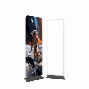 Aluminum Telescopic Backdrop Banner Stand with Large Tube for Trade Shows and Photo Booths