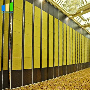 Aluminum Track Acoustic Movable Wall Partitions School Hospital Gym Meeting Room Foldable Operable Partition