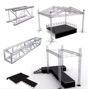 Aluminum Truss Gantry Background Lighting Frame Aluminum Alloy Triangular Square Truss