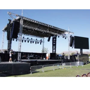Aluminum Truss Lift Tower Concert Stage System