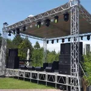 Aluminum Truss Lighting Stage Light Frame Outdoor Stage Lighting Truss Design