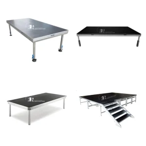 Aluminum Truss Portable Folding Stage Platform for Outdoor Concerts