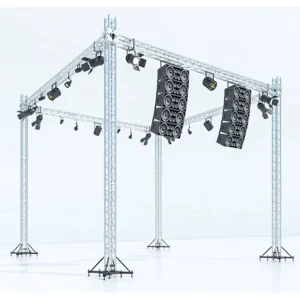 Aluminum Truss Stage Lighting, Display, and Roof System for Events