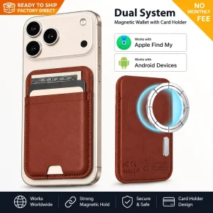Android Find Hub Tracker Smart Wallet Anti lost RFID Blocking Find My Card Holder GPS Tracking Device B2B Professional Supplier