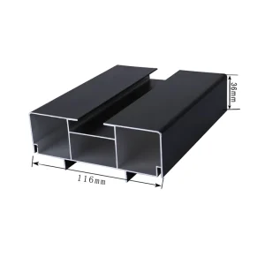 Anodized Silver Aluminum Extrusion T Slot Profile Display Case Profile for Exhibition Booth
