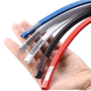 Anti Collision Strip Car Door Edge Sealing Protective Sticker Anti Scratch Decorative Strip Exterior Accessories Rubber