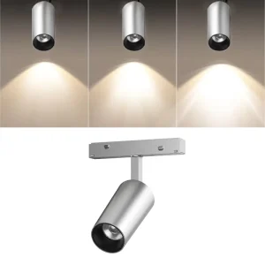 Anti-Glare COB LED Surface Mounted Track Spotlight 6000K Daylight ABS for Retail Shops