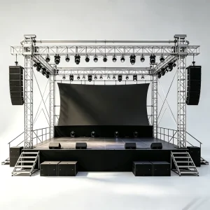 Anti-Rust Aluminum Lighting Truss for Exhibition Stages and Events