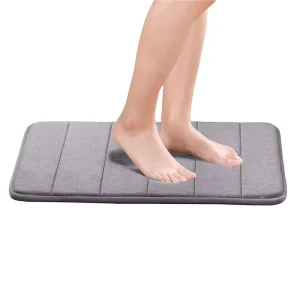 Anti Slip Bath Mat Memory Foam Hotel Toilet Mat Bathroom Bath Floor Mat for Bathroom Rug
