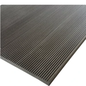 Anti-Slip Corrugated Fine-Ribbed Rubber Floor Mat
