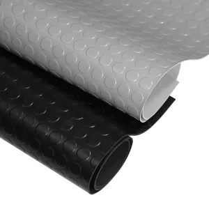 Anti-Slip DOT Coin Pattern Rubber Flooring Mat 3mm Thick