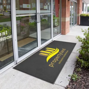 Anti Slip Entrance Door Mat Washable Printed Floor Mat with Hot Stamping Technology