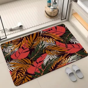 Anti Slip Floor Mats Absorbent Carpet for Bedroom Kitchen Living Room Bathroom Door Anti Skid Foot Mats