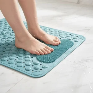 Anti Slip Mat Bathroom Anti Slip Bath Mat Durable PVC Shower Mat Anti Slip with Suction