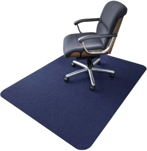 Anti Slip Polyester Office Chair Mat Square Floor Protection for Carpet Floors Cushioned Computer Chair Mat