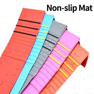 Anti Slip Stair Tread Mat Flexible Step Floor Protector Pad Non Skid Cover for Bathroom Kitchen