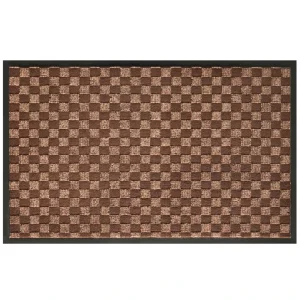 Anti-Slip Waterproof Door Mat with PVC or TPR Backing for Hotel Corridors Red Carpet