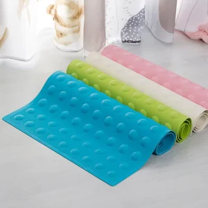 Anti-Slip Wave Pattern Rubber Bath Mat