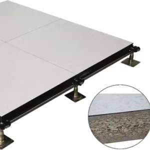 Anti-Static 600×600 mm Raised Floor with Wooden Base for Workshops and Machine Rooms
