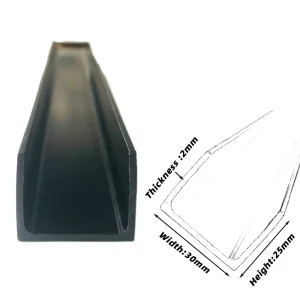 Anti collision Ppu Plastic Decorative Strip to Figure Custom Profile High Temperature groove U Type Heat Insulation Strip Chute