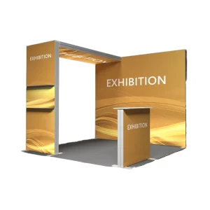Aozhan Custom Trade Show Display Booth LED Light Box with SEG Tension Fabric Aluminum Frame