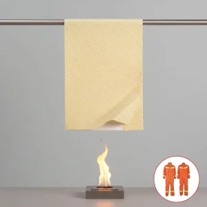 Aramid Fabric Flame Retardant Waterproof Breathable Anti-Static Oilproof EN469 Certified Firefighter Lining
