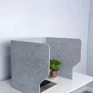 Art Deco Desk Partition Soundproof Desktop Screen Splash Preventive Sunshade Felt Fabric Isolation Panel
