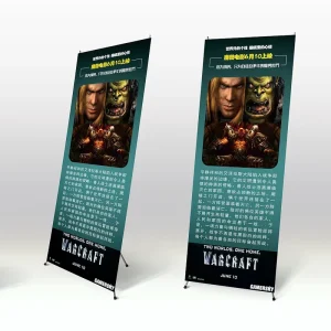 Art Paper X Banner Stand for Digital Printing and Advertising