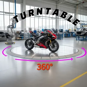 Automatic Revolving Platform 360 Degree Rotating Car Turntable Motorcycle Display Stand for 4S Stores and Exhibition Halls