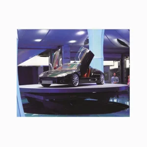 Automobile Exhibition Stand Scissor-Fork Electro-Hydraulic Lifting and Rotating Platform for Auto Shows