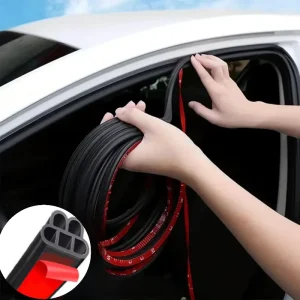 B-Type Five-Hole EPDM Sponge Sealing Strip for Auto Doors and Windows Self-Adhesive Extrusion Seal
