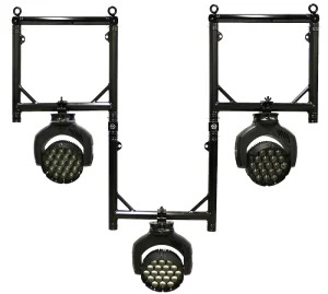 BRAVO Black Aluminum Truss U Torm U Top Lighting Truss for Hanging Fixture Lighting