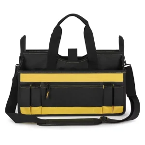 BSCI Factory Custom Portable Tool Bag Heavy Duty Oxford Tool Storage Bag for Repair Work Electrician Use