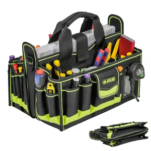 BSCI Factory JAKAH OEM ODM Heavy Duty Collapsible Construction Tool Tote Bag Carpenter Work Large Canvas Legacy Tool Bag