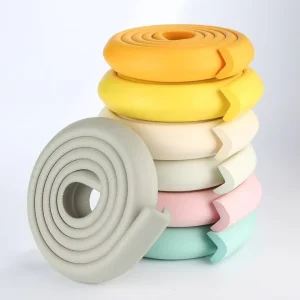Baby Cot Bumper L-Shaped Anti-Collision Safety Protection Strip, NBR, YB-P06, 120 g