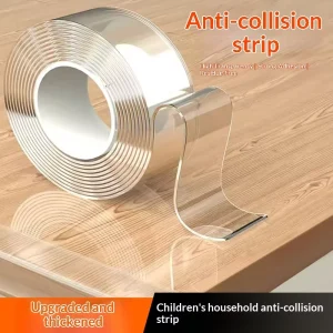 Baby Proof Heavy Duty PVC Clear Corner Protector Soft Transparent Edge Bumper Guard for Furniture Table Glass Impact Absorption