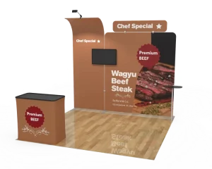 Backdrop Banner Stand Modular Trade Show Display for Exhibition Booth