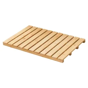 Bamboo Indoor Bathroom Anti-Slip Shower and Bathtub Floor Mat