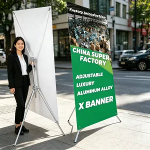 Banner Outdoor Indoor Advertising Marketing Display Stand Poster American Handheld Portable X Display Stand