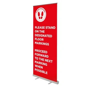 Banner Stand Roll Up Banner Aluminium Display Stand Aluminum Retractable Banner for Advertising Promotion