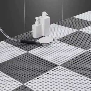 Bathroom Anti Slip Mat Large Interlocking Floor Mat Kitchen Shower Toilet Water Resistant Foot Mat Modern and Simple