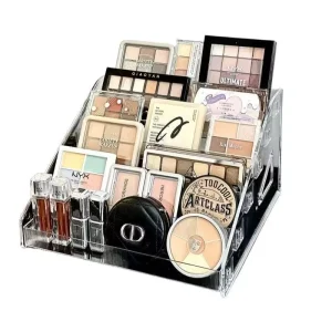 Beverage Ladder Transparent Acrylic Display Stand for Perfume Makeup Sunglasses and Desserts